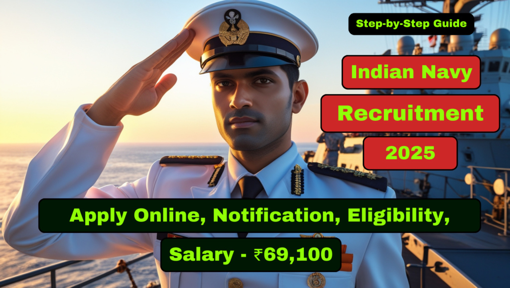 Indian Navy Recruitment 2025 Apply Online, Notification, Eligibility, and Salary