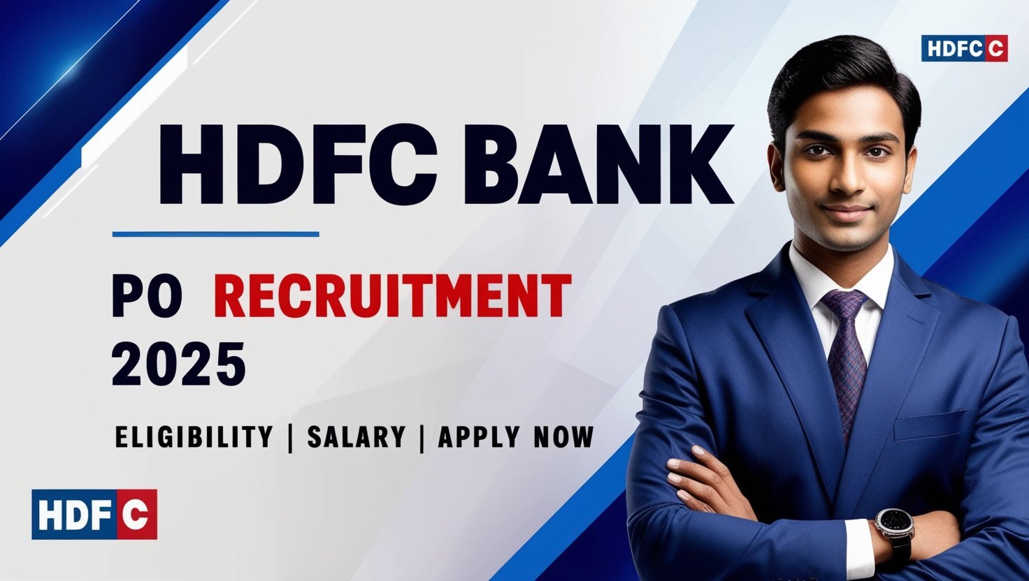 HDFC Bank PO Recruitment 2025: Eligibility, Salary, Notification, Apply Online, Application Process