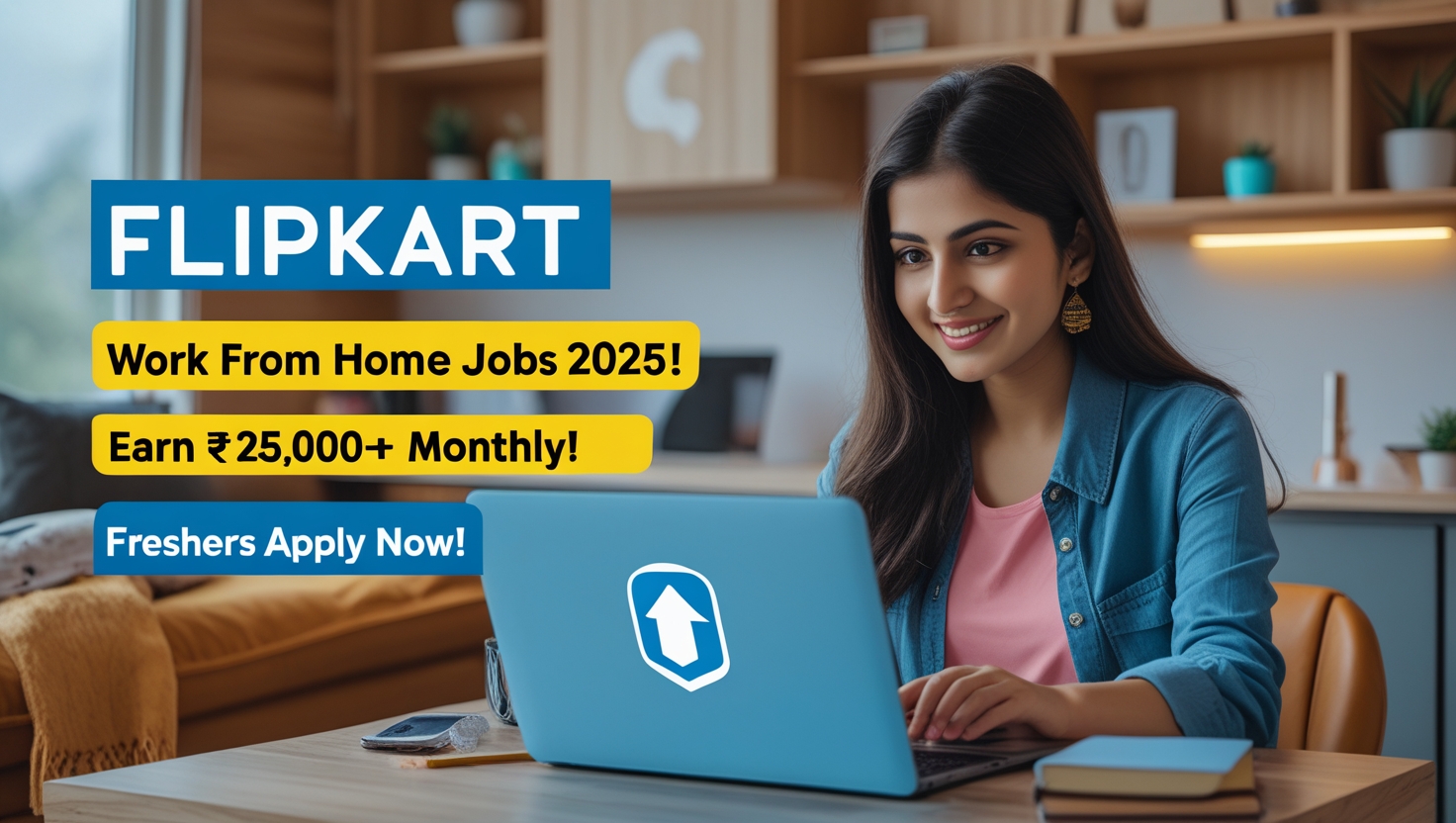 Flipkart Work From Home Opportunities in 2025, Eligibility, Salary And Application Process