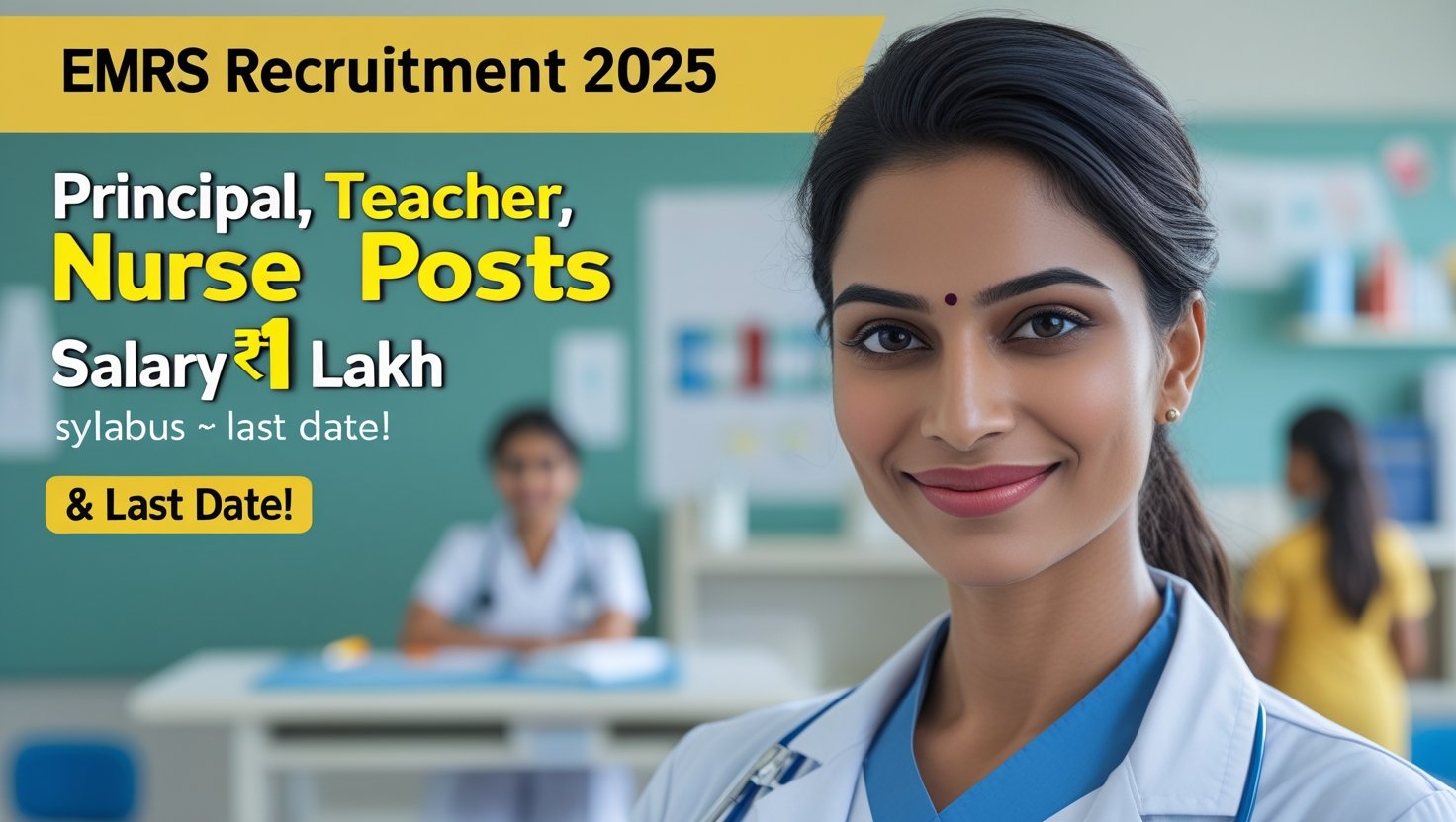 EMRS Recruitment 2025, Principal, Teacher, Nurse Posts – Salary ₹1 Lakh, Syllabus & Last Date!