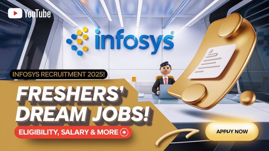 Infosys Recruitment 2025, For Freshers, Eligibility, Salary, and How to Apply.